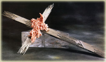 Alessio Sorrentino, Torre del Greco (Nápoles), Crucifixo realizado com coral e prata