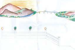Pontes para o Futuro – Desenho original de Fábio Carreira, 9 F 