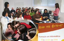 Acção de Formação sobre como "Viajar na Net"